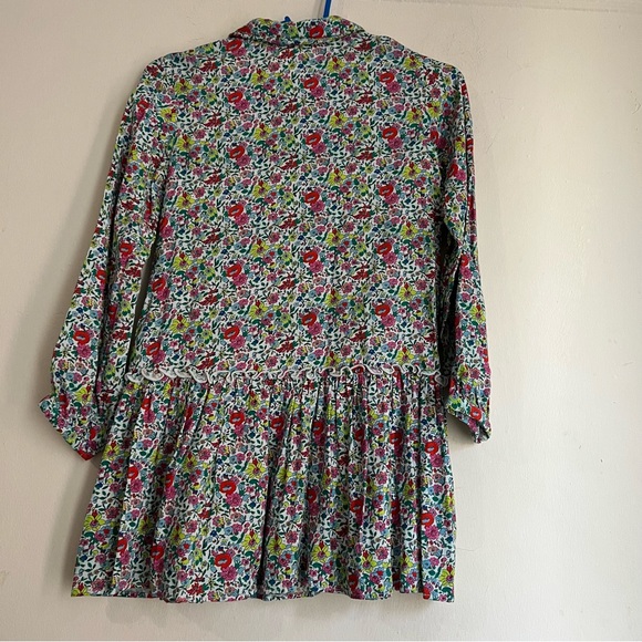 Rockets of Awesome Floral Shirt Dress size 10 - Picture 6 of 13